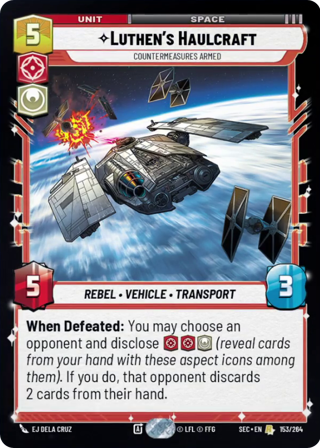 Luthen's Haulcraft, Countermeasures Armed