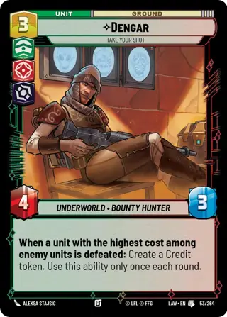 Dengar, Take Your Shot