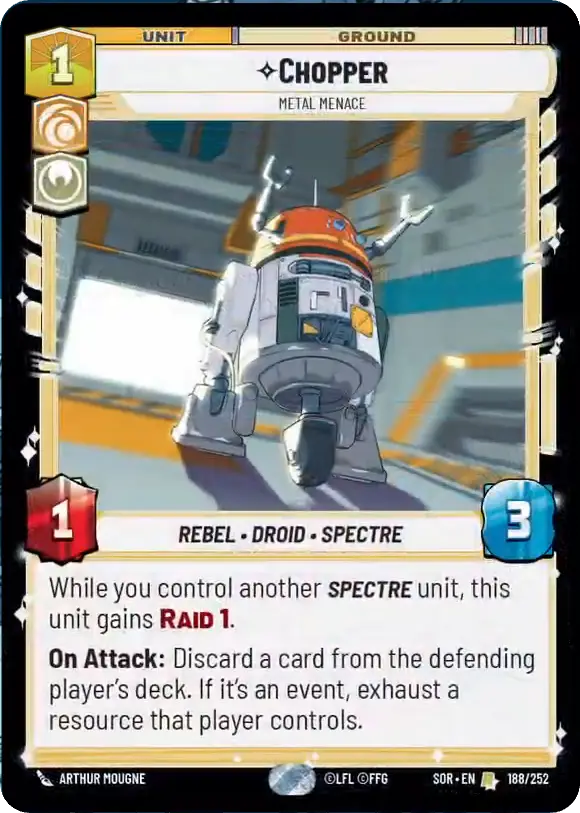 Chopper, Metal Menace