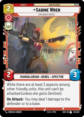 Sabine Wren, Explosives Artist