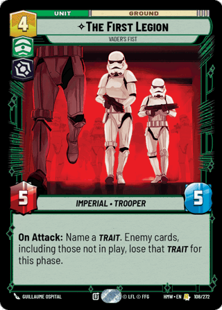 The First Legion, Vader's Fist