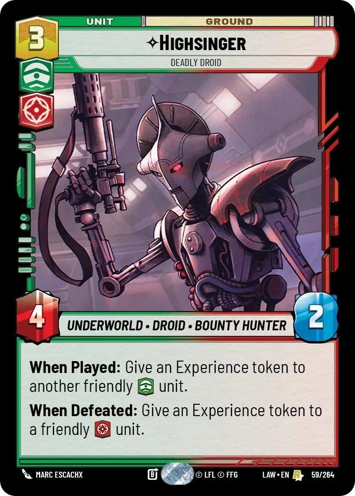 Highsinger, Deadly Droid