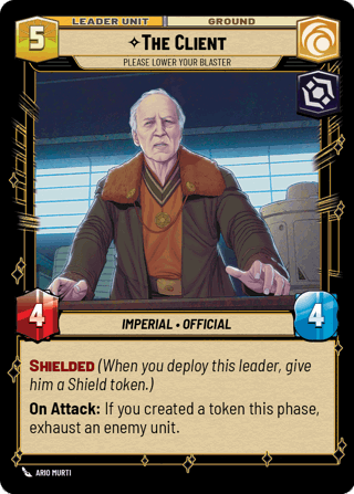 The Client, Please Lower Your Blaster Unit