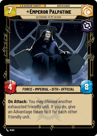 Emperor Palpatine, According To My Design