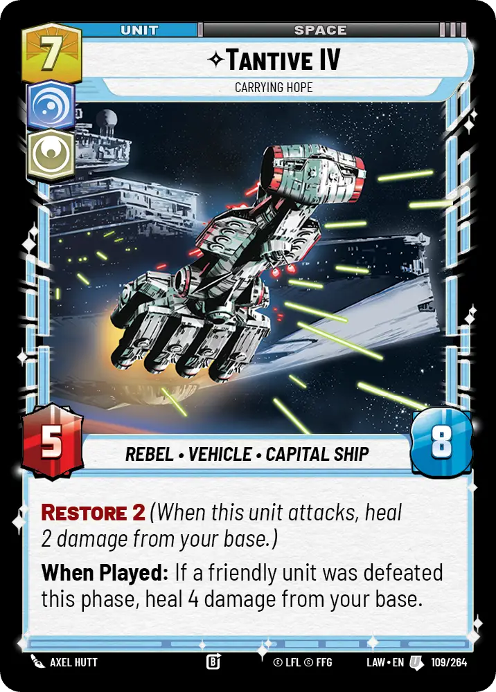 Tantive IV, Carrying Hope