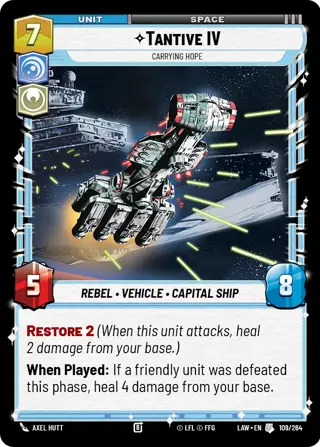 Tantive IV, Carrying Hope