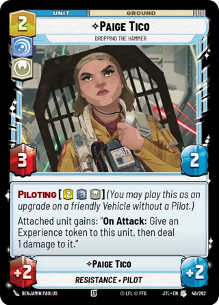 Paige Tico, Dropping The Hammer