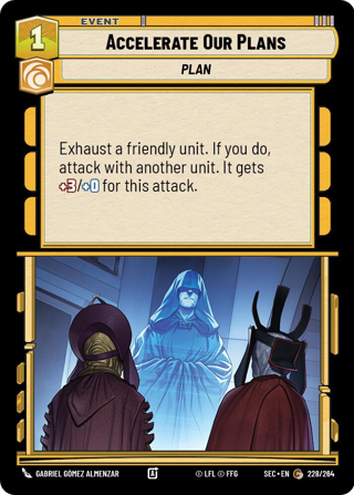 Accelerate Our Plans