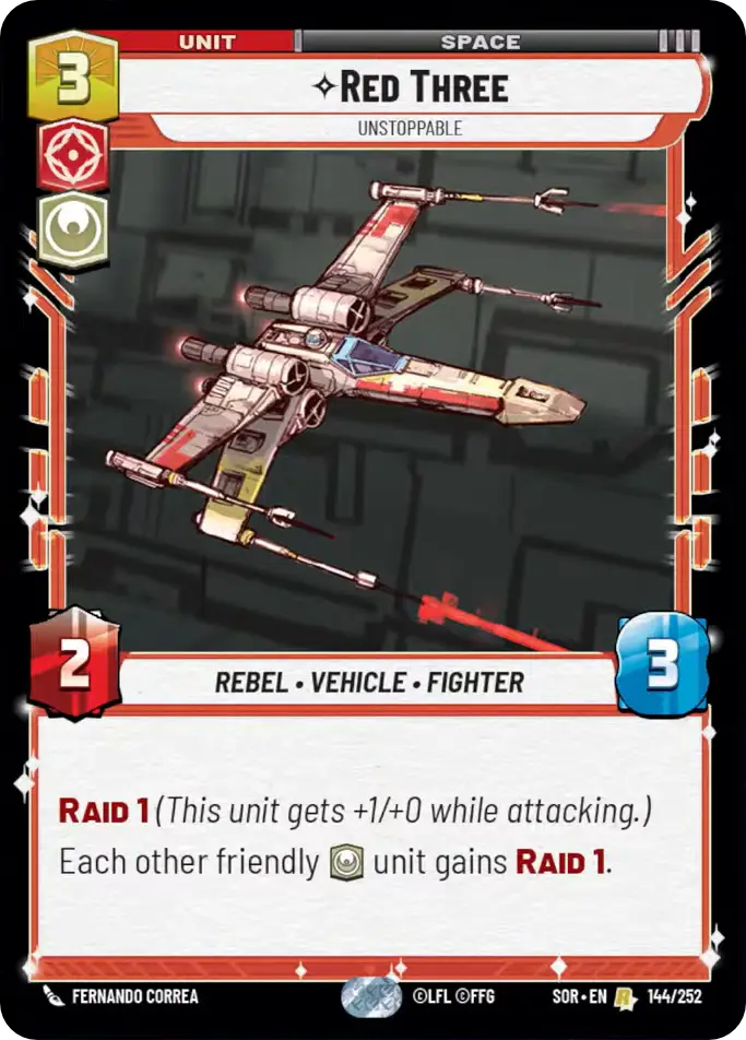 Red Three, Unstoppable