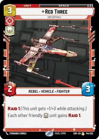 Red Three, Unstoppable