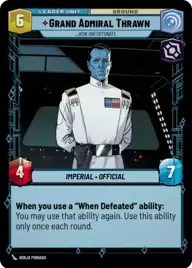 Grand Admiral Thrawn, How Unfortunate