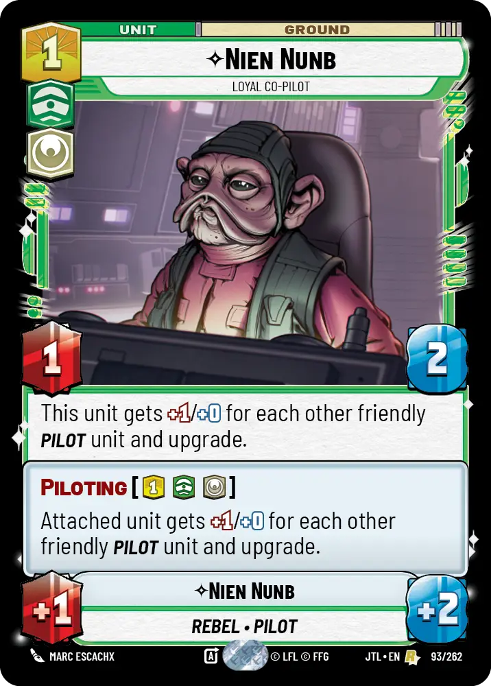 Nien Nunb, Loyal Co-Pilot