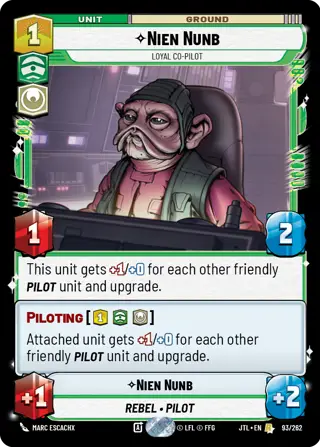 Nien Nunb, Loyal Co-Pilot