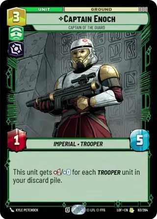 Captain Enoch, Captain of the Guard