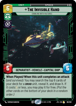 The Invisible Hand, Crawling With Vultures