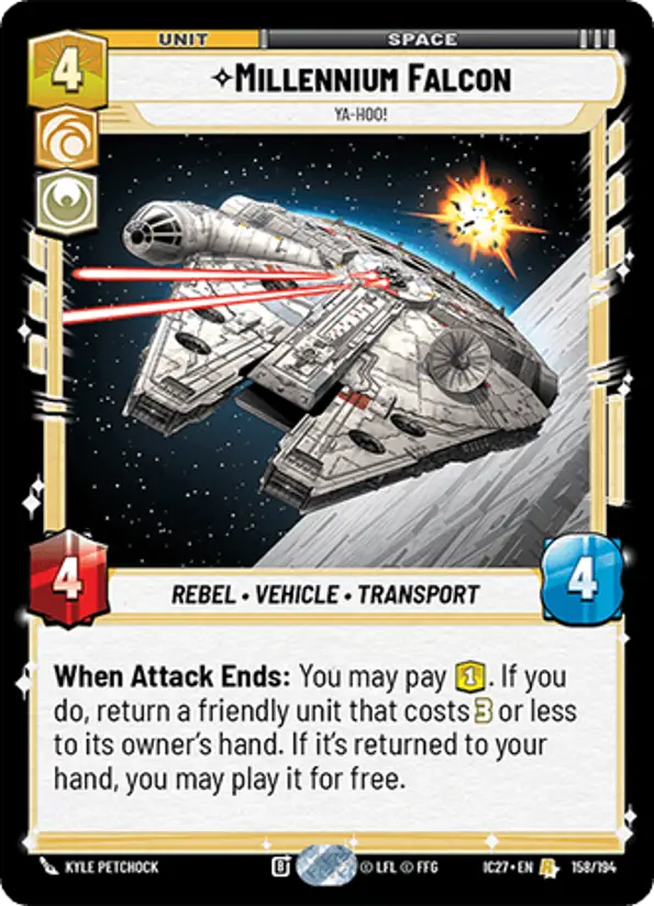 Millennium Falcon, Ya-Hoo!