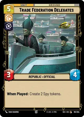 Trade Federation Delegates