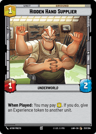 Hidden Hand Supplier