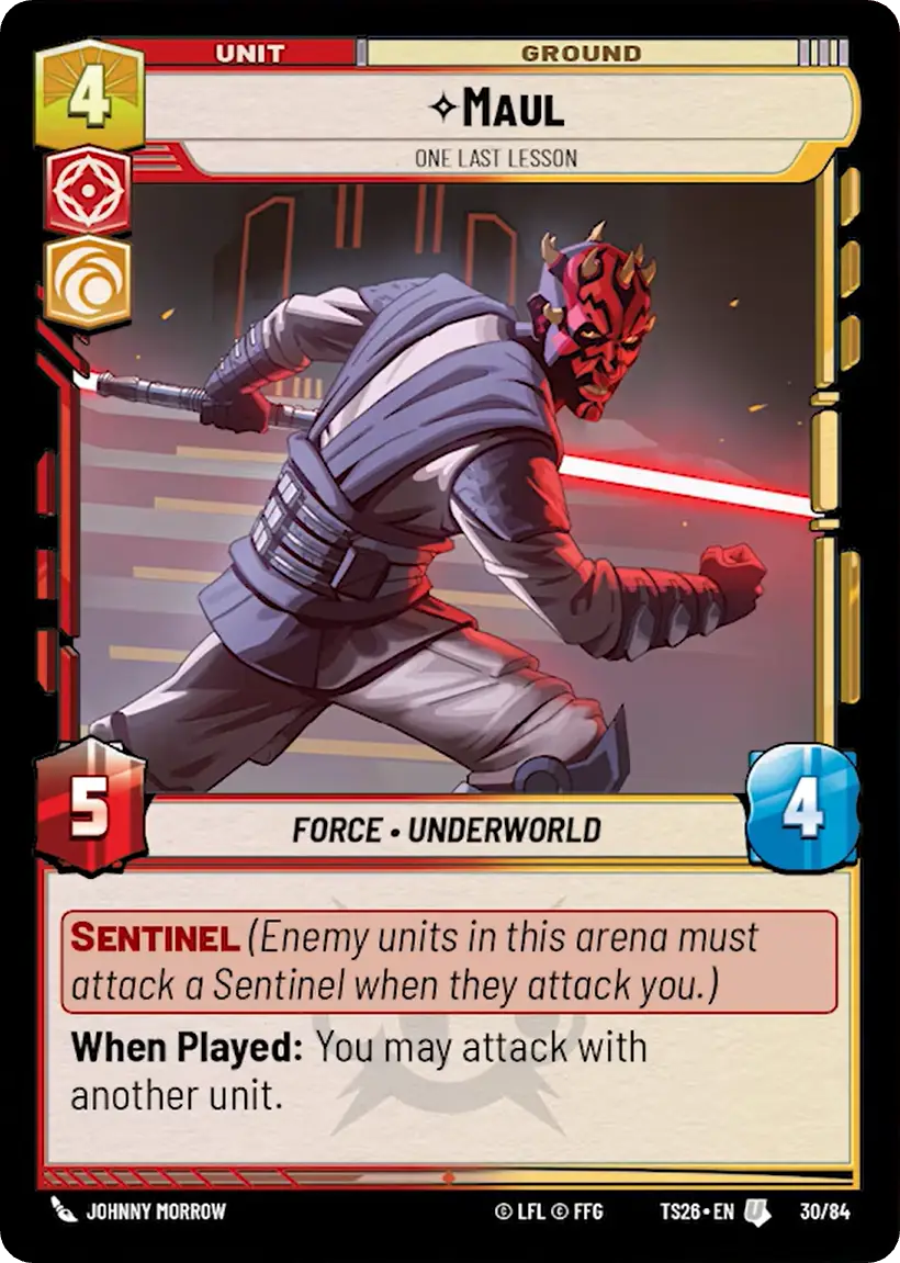 Maul, One Last Lesson