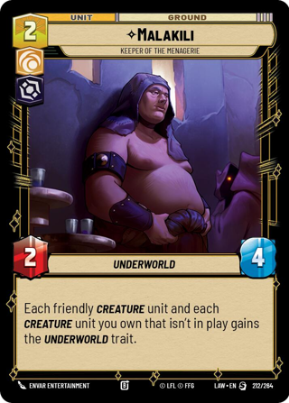 Malakili, Keeper Of The Menagerie