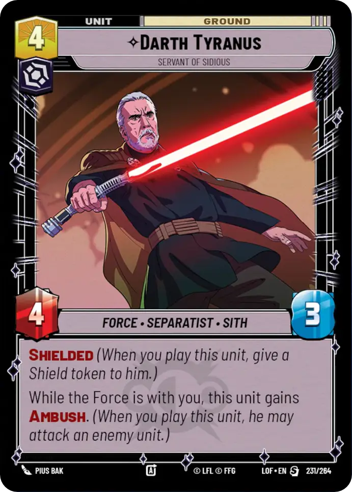 Darth Tyranus, Servant of Sidious