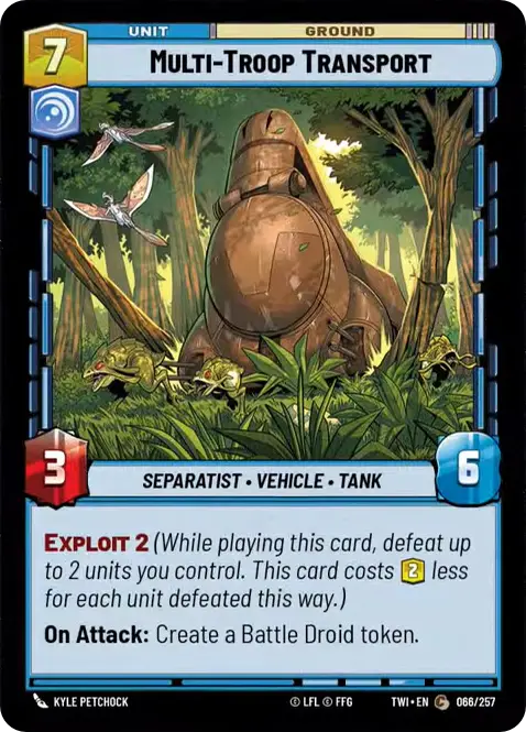 Multi-Troop Transport