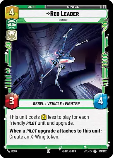 Red Leader, Form Up