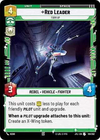 Red Leader, Form Up