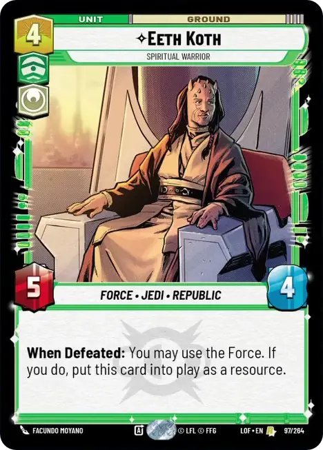 Eeth Koth, Spiritual Warrior