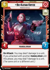 Bo-Katan Kryze, Princess in Exile