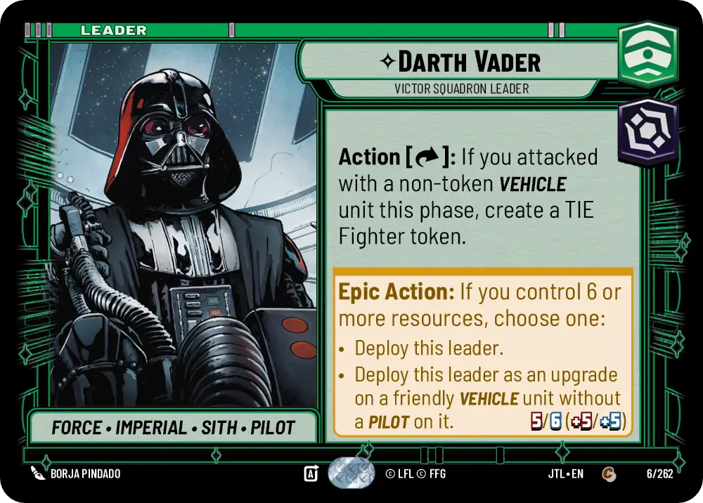 Darth Vader, Victor Squadron Leader