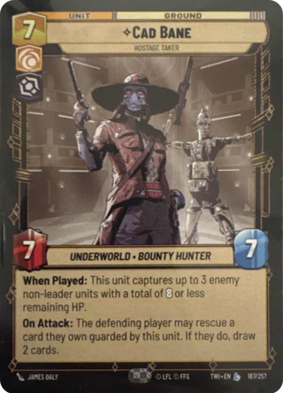 Cad Bane, Hostage Taker