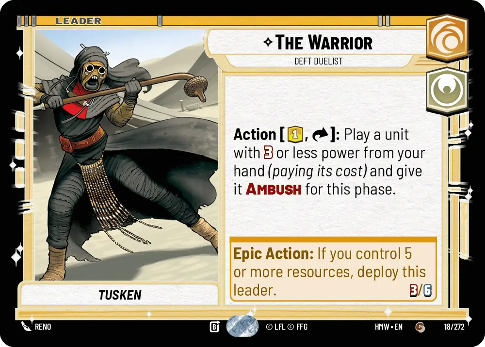 The Warrior, Deft Duelist