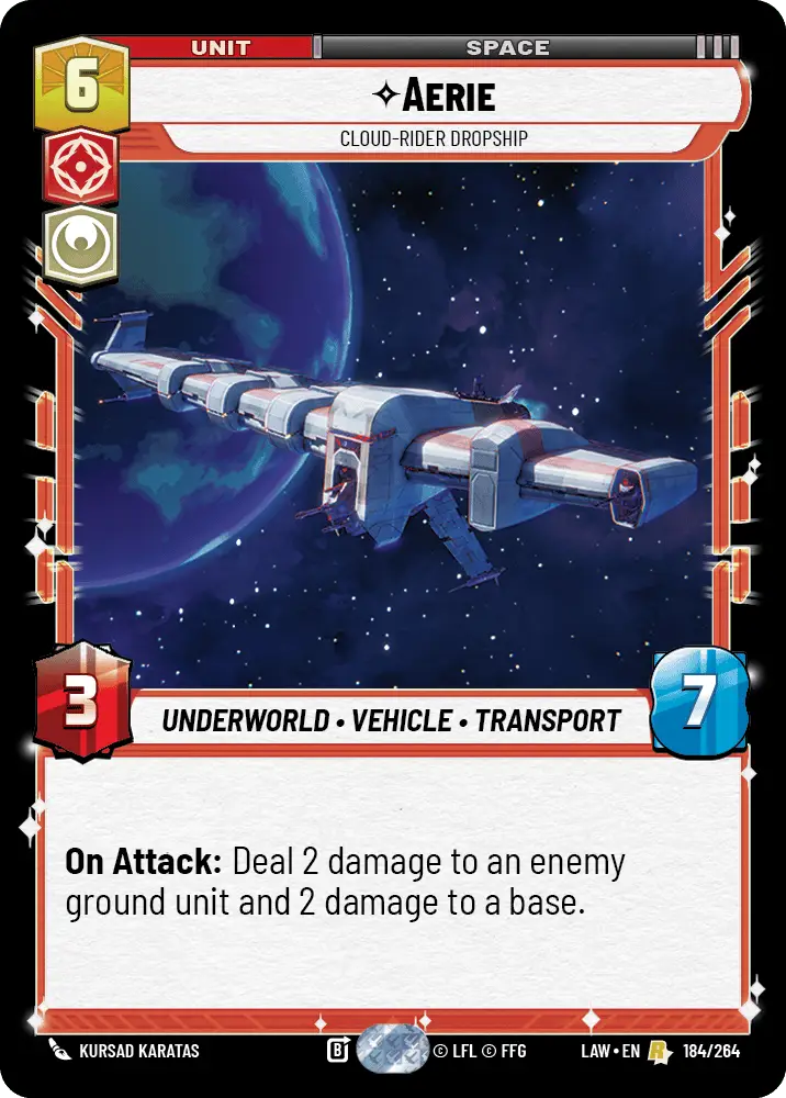 Aerie, Cloud-Rider Dropship