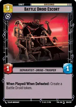Battle Droid Escort