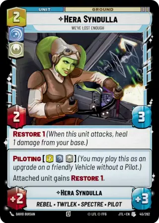 Hera Syndulla, We've lost enough