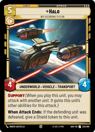 Halo, Not According To Plan