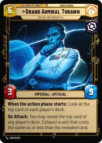 Grand Admiral Thrawn, Patient and Insightful