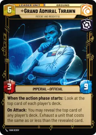 Grand Admiral Thrawn, Patient and Insightful
