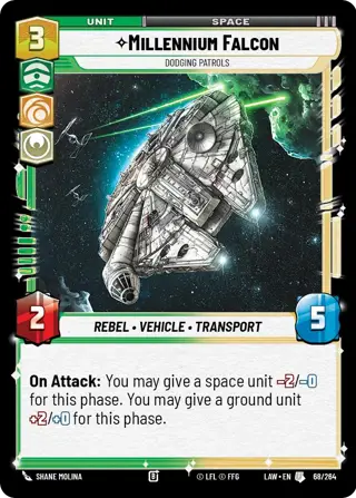 Millennium Falcon, Dodging Patrols