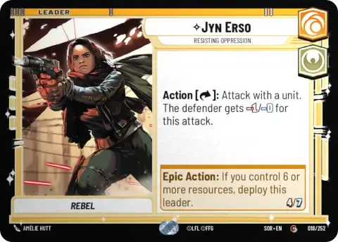 Jyn Erso, Resisting Oppression