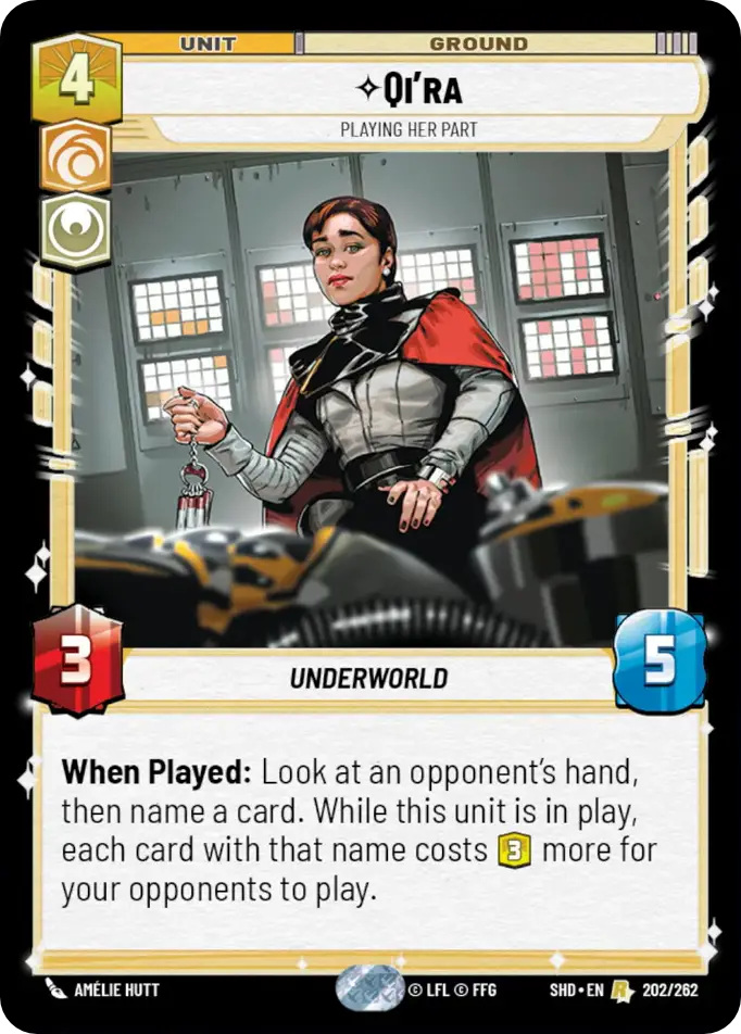 Qi'ra, Playing her Part