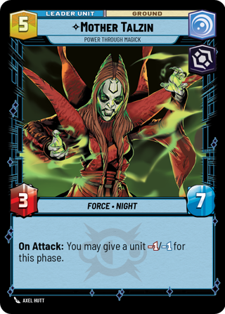 Mother Talzin, Power Through Magick Unit