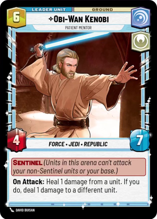 Obi Wan Kenobi, Patient Mentor Hero Unit