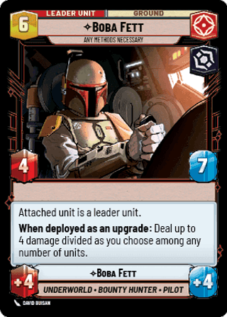 Boba Fett, Any Methods Necessary Unit