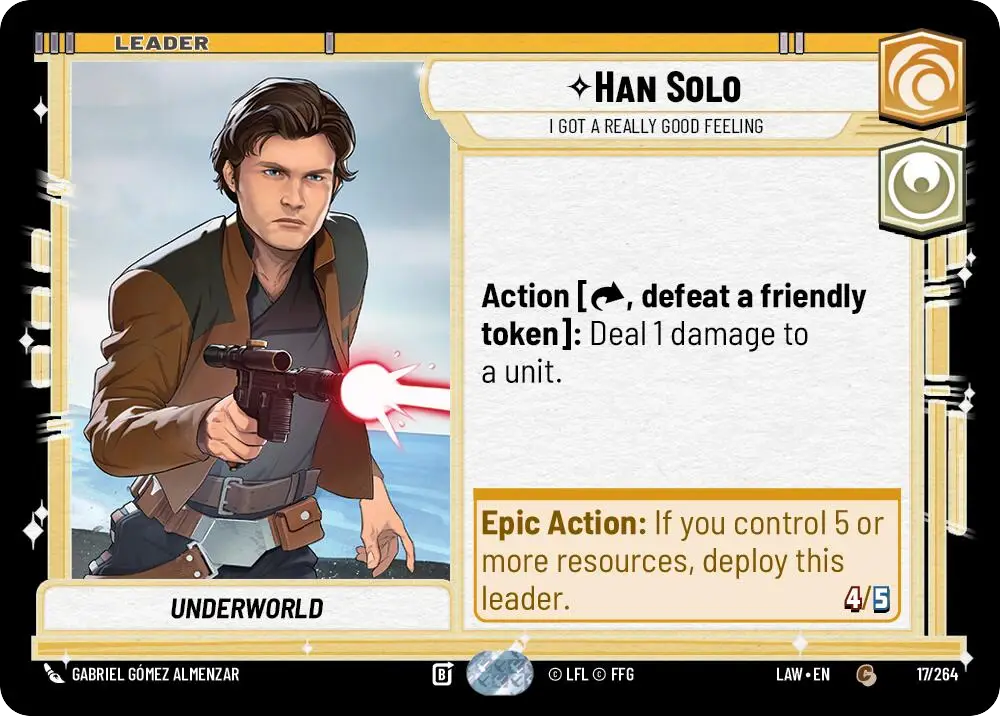 Han Solo, I got a really good feeling