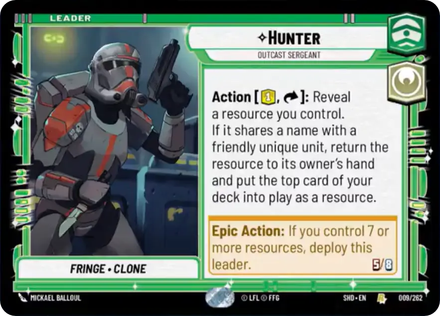 Hunter, Outcast Sergeant
