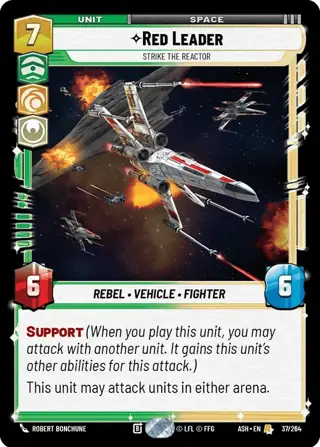 Red Leader, Strike The Reactor