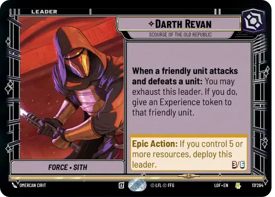 Darth Revan, Scourge of the Old Republic