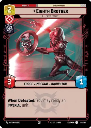 Eighth Brother, Ill-Fated Escape